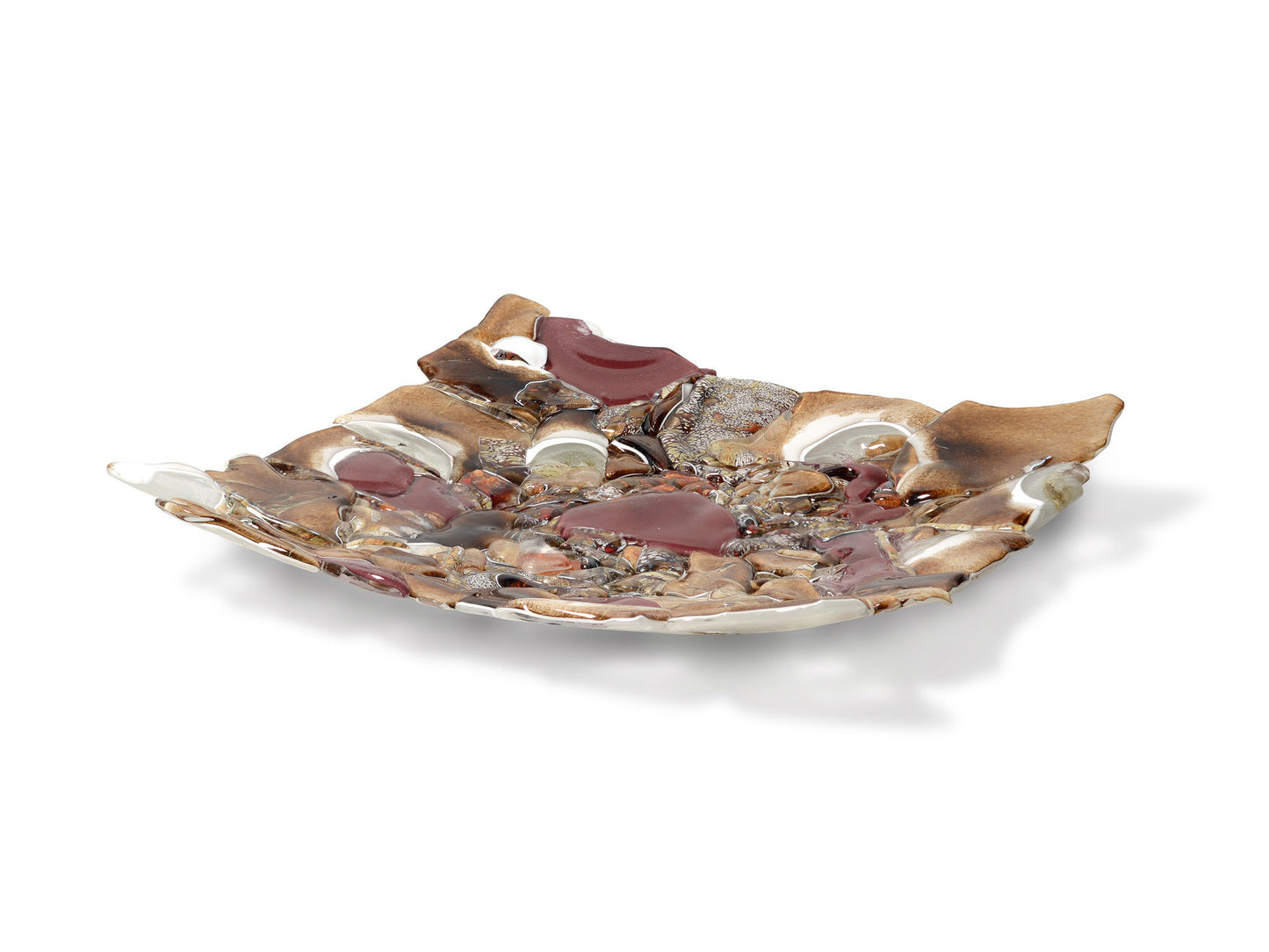 Glass Fusion Bowl, Forest, L40XB40