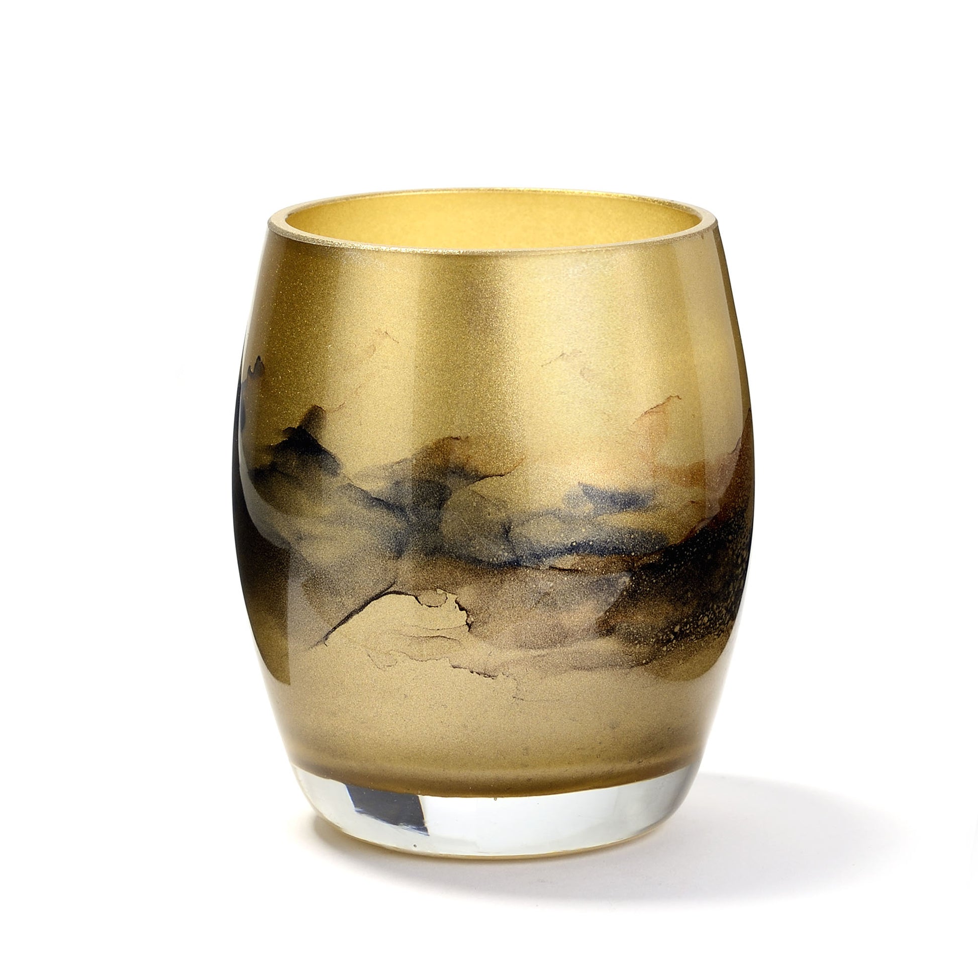 Geurkaars Goud Glas Marmer Elegante