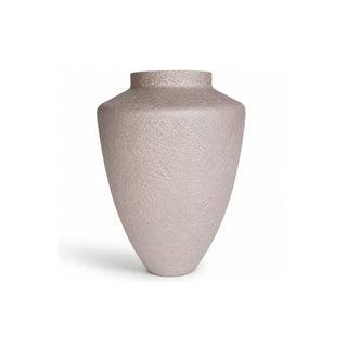 Terroso® Julia - Handgemaakte Glazen Vaas - Bloemenvaas - Beige - Interieur Woondecoratie - 36 cm Hoog