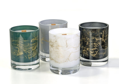 Scented candle Black Marble